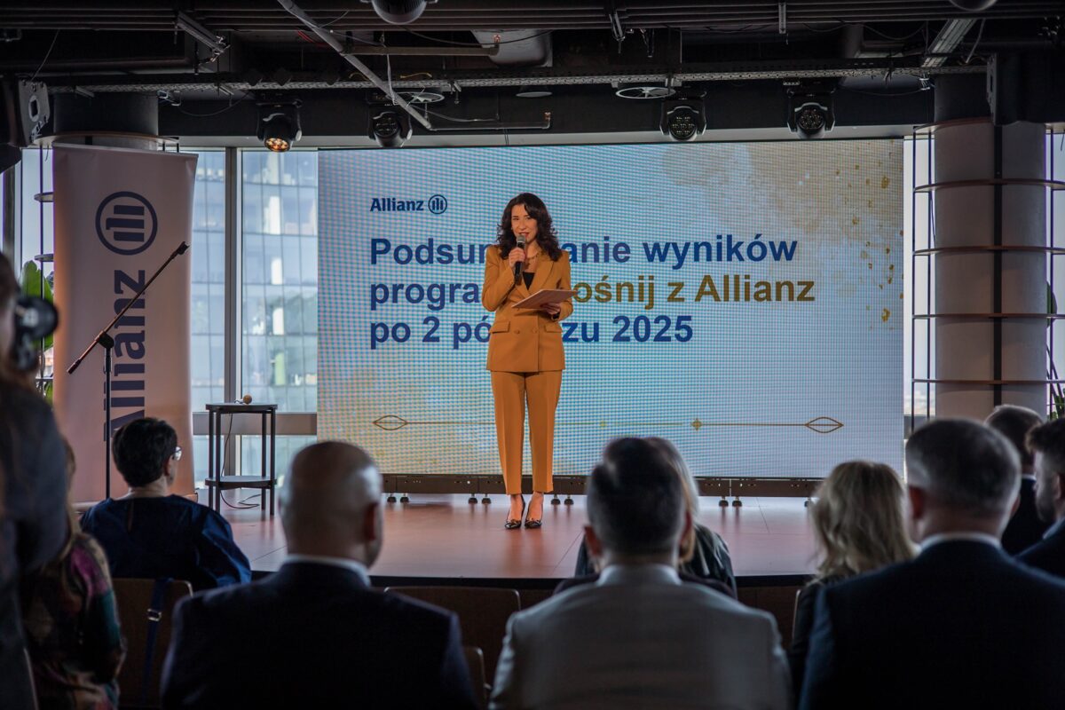 Portfolio 14 Katarzyna Głuchowska konferansjer w Warszawie podczas Gali Allianz Polska